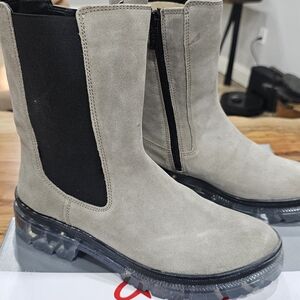 Ara Women's Gray Heeled Boots